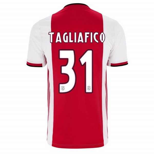Camiseta Ajax 1ª Tagliafico 2019-2020 Rojo
